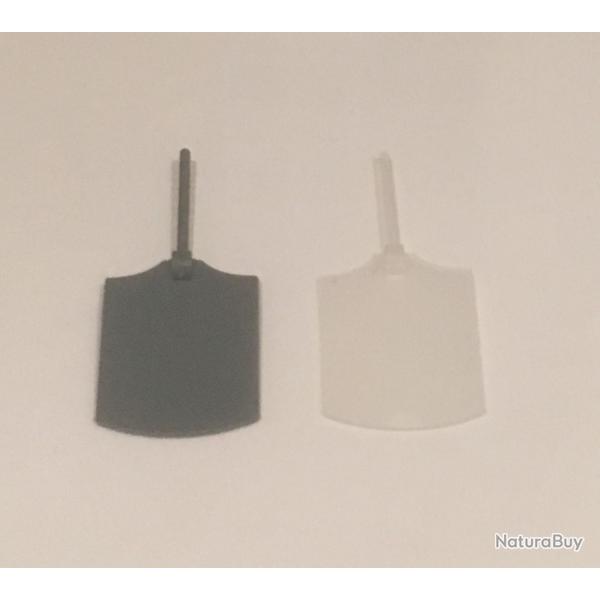 Cache oeil pour bandeau de tir Gris/Silver