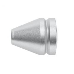 Compensateur 8 trous pour pistolet Walther LP500 Gris/Silver