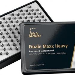 Boite de 200 plombs H&N FINALE MAXX HEAVY 4.49mm