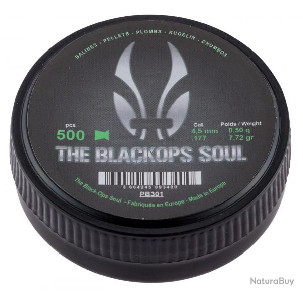 Plombs The Black Ops Soul  tte plate cal. 4,5 mm