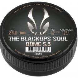 Plombs The Black Ops Soul à tête Dôme cal. 5,5 mm