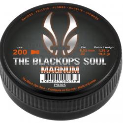 Plombs The Black Ops Soul à tête Magnum cal. 5,5 mm
