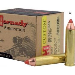 Munitions Hornady 460 S&W 200GR FTX