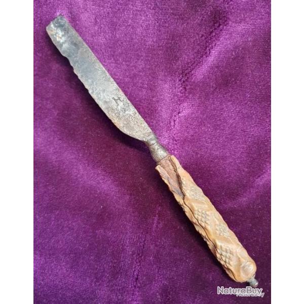 Couteau Scandinave, 15e - 16e sicle, manche os