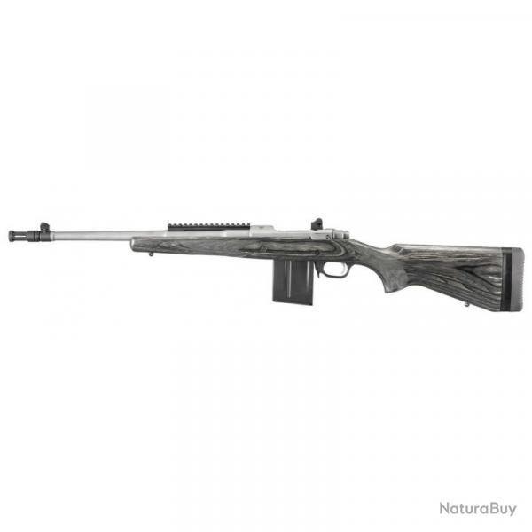 RUGER KM77 SCOUT GUNSITE INOX  cal 308w avec cache flamme