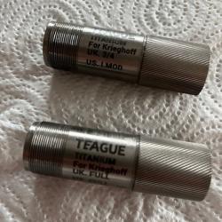 CHOKES Titane TEAGUE 3/4 et Full pour KRIEGHOFF K-80