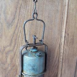 Lampe de Mineur au Carbure Type ARRAS Ancien Outil de Mine Objets du Début XXème Collection Lanterne