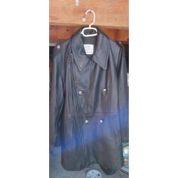 Veste cuir motard Gendarmerie