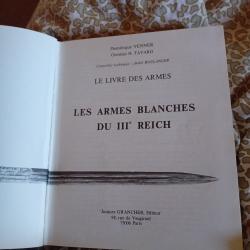 Les Armes blanches du III* Reich sans jaquette.