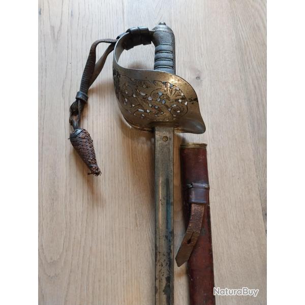 Sabre Pour officier Britannique, poque douard VII  GB