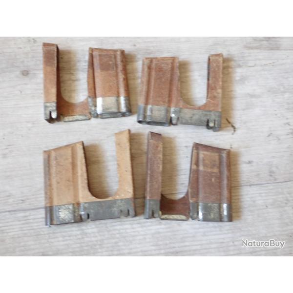 Lot de 4 lames chargeur pour tous fusils Rubin Schmidt