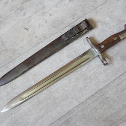 Baionnette Suisse Modèle 1889 pour fusil Rubin Schmidt