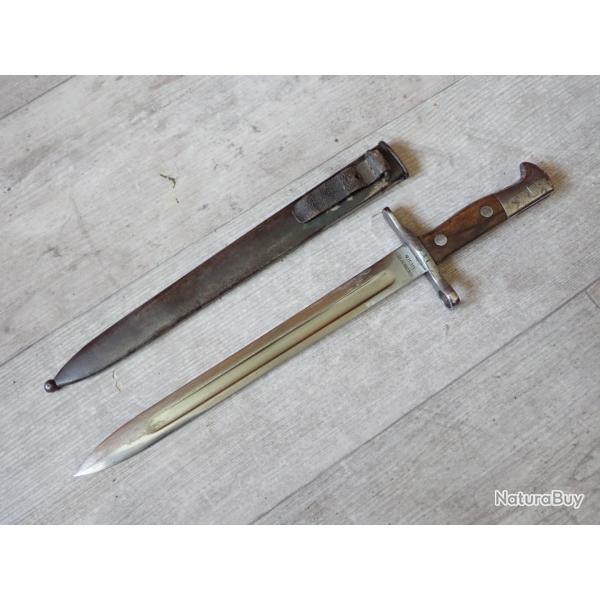 Baionnette Suisse Modle 1889 pour fusil Rubin Schmidt