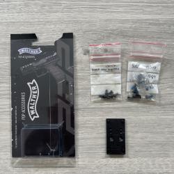 Plaque de montage point rouge Walther PDP n°6 Gen 2