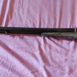 Fusil à broche de type Lefaucheux  Saint Etienne COACH GUN en calibre 16/65 crosse poncée huilée