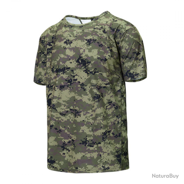 T SHIRT ORSET MANCHES COURTES GREEN PIXEL - STAGUNT XL