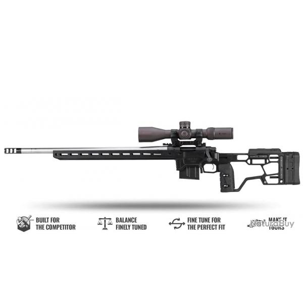 Chssis MDT ACC Elite Droitier Remington 700 SA, Bleu titane