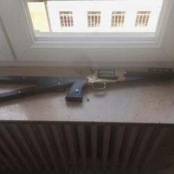 Ensemble pour remington 1858 avec crosse d'épaule, plaquettes de crosse et rail