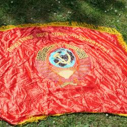 Drapeau soviétique CCCP  époque WWII -  Drapeau russe - SDC24SOV006