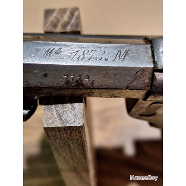 Rare revolver 1873 M de MARINE trs bon tat