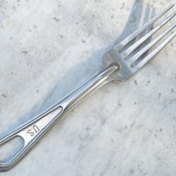 US ARMY - fourchette US WALCO Stainless - Normandie 1944  WWII - lib2