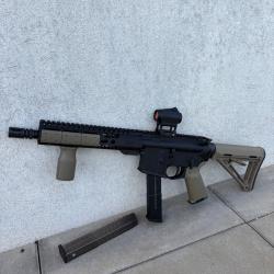 Ar9 Faxon firearms FF9F bantam 9x19 canon 10.5