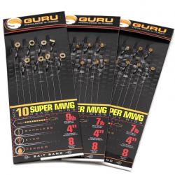 GURU BAS DE LIGNE SMWG READY RIGS BAIT BANDS GURU 0,22mm 10 4''/10cm