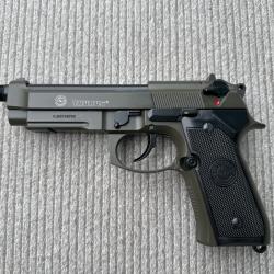 GBB Taurus PT92AF CO² Full metal kaki picatini. HOP-UP