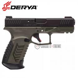 Pistolet DERYA DY9 Cal 9x19 Noir/Vert