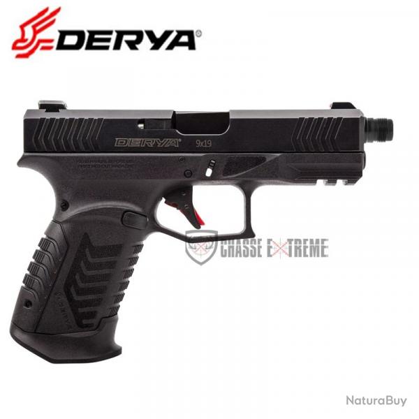 Pistolet DERYA DY9 Noir Filet Cal 9x19