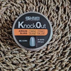 Plombs KO Slugs 5,5mm JSB