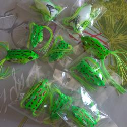 Lot de 10 leurres de surface