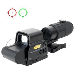 Lunette de visée réflexe holographique à points rouges et verts 558 + G45  LIVRAISON GRATUITE !!!