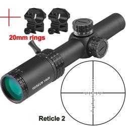 1-5x24 portée de fusil portée compacte grand Angle -**sight with 20mm rail  LIVRAISON GRATUITE !!!