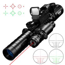 3-9X32 EG lunette de visée 3 en 1 Combo avec réflexe holographique -*Comobo Green LIVRAISON GRATUITE