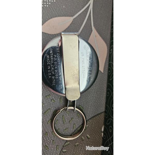 KEY-BAK Bobine rtractable #485-HD avec cble en acier inoxydable