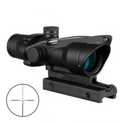 Lunette de chasse 4x32, Fiber optique réelle -**green cross LIVRAISON GRATUITE