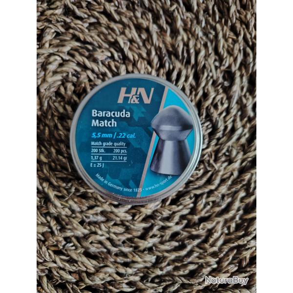 Plombs Baracuda Match 5.5mm H&N