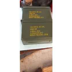 lot de 2 boites à munitions us