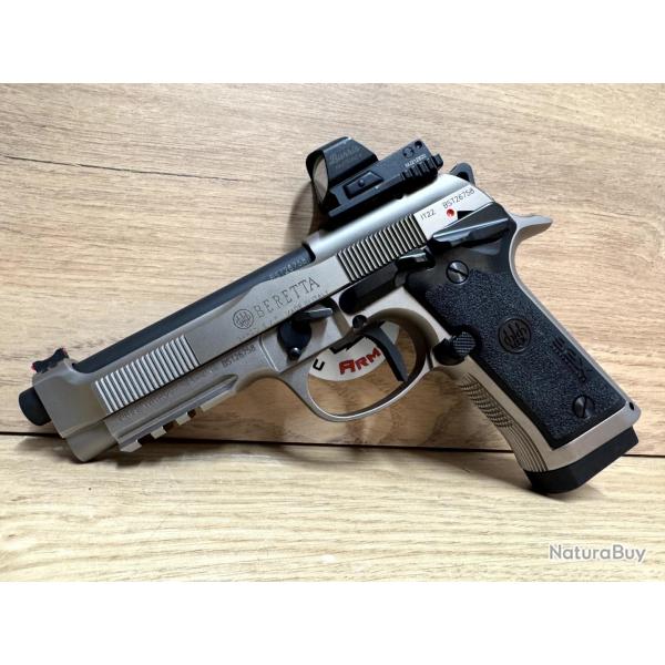 PISTOLET BERETTA 92x + POINT ROUGE 9x19 OCCASION