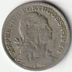 Pièce de Monnaie Portugal 50 centavos 1928