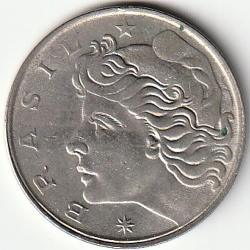 Pièces de Monnaie Brésil 50 Centavos 1970