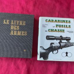 Lot de deux livres anciens sur les armes de Dominique Venner