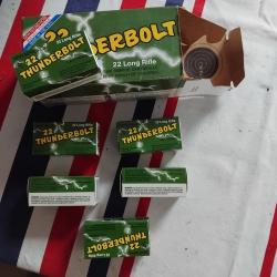 Remington Calibre 22LR Thunderbolt Lot de 6 boites de 50 balles.