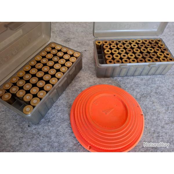 Botes de rangement avec tuis vides 44Mag