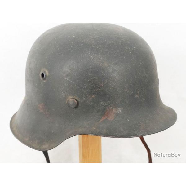 CASQUE M42 HEER HPK64 4901 FRONTIERE VOSGES / MEURTHE ET MOSELLE - ALLEMAGNE WW2 Trs bon  2eme GM A
