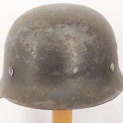 CASQUE M42 HEER 0896 FRONTIERE VOSGES / MEURTHE ET MOSELLE - ALLEMAGNE WW2 Bon  2eme GM Allemagne Mi