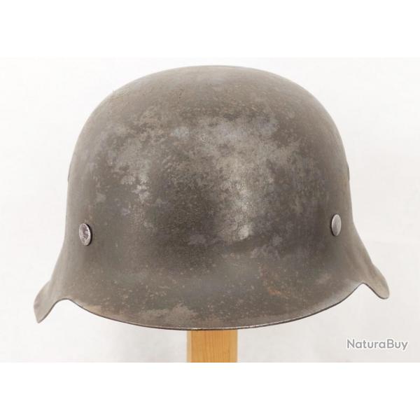 CASQUE M42 HEER 0896 FRONTIERE VOSGES / MEURTHE ET MOSELLE - ALLEMAGNE WW2 Bon  2eme GM Allemagne Mi