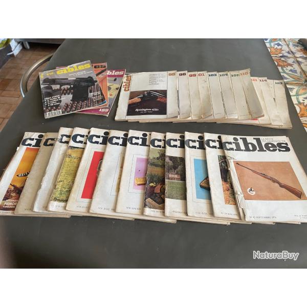 26 ancien numros de la revue cibles de 1972  1988