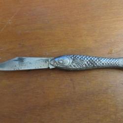 Canif "Le Pêcheur" manche poisson 1950/60